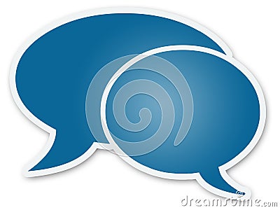 Chat Bubbles Stock Photo