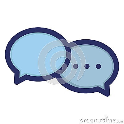 Chat, conversation Isolated Vector icon which can easily modify or edit Vector Illustration