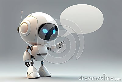Chat GPT Artificial Intelligence chat bot by Open AI. Robot for communication, education. Speech bubble. Generative AI. Stock Photo