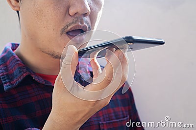 Chatbot assistant conversation, Ai Artificial Intelligence technology concept Stock Photo