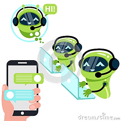 Chatbot concept Vector Illustration