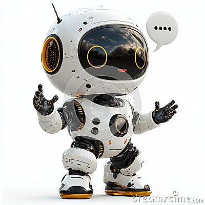 A chatbot interacting against a see-through background, chatgpt, AI robot, stock Stock Photo