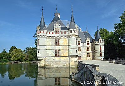 Chateau Azay le Rideau, France Stock Photo