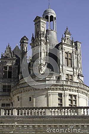 Chateau Chambord Stock Photo