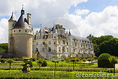 Chateau Chenonceau Stock Photo