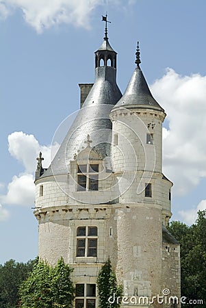 Chateau chenonceau Stock Photo