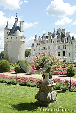 Chateau chenonceau Stock Photo