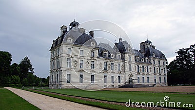 Chateau Cheverny in France Stock Photo