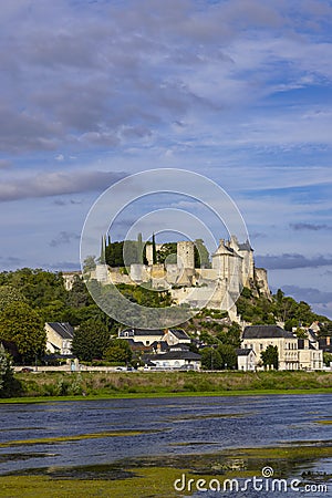 Chateau Chinon, Indre-et-Loire, Centre-Val de Loire, Pays de la Loire, France Stock Photo