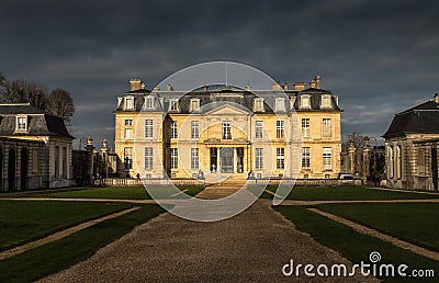 Chateau de Champs-sur-Marne near Paris Stock Photo