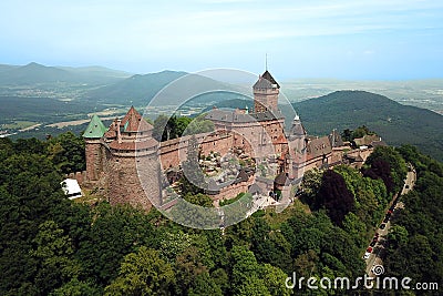 Chateau de Haut-Koenigsbourg, France Stock Photo