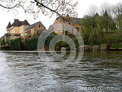 Chateau de Losse, Thonac ( France ) Stock Photo