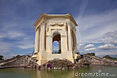 Chateau de Peyrou, Montpellier Stock Photo