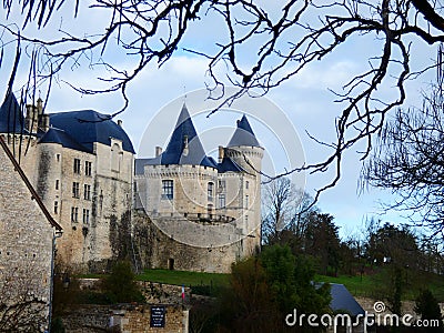 Chateau de Verteuil in Verteuil-sur-Charente, France Stock Photo