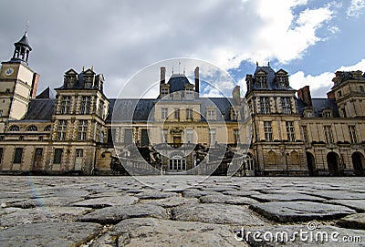 The Chateau Fontainebleau Stock Photo