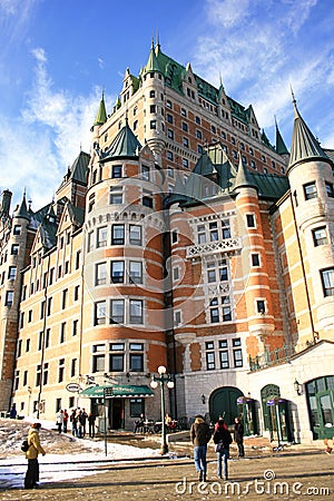 Chateau frontenac Editorial Stock Photo