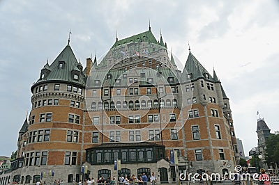 Chateau Frontenac Editorial Stock Photo