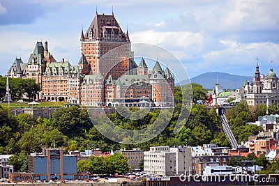 Chateau Frontenac Editorial Stock Photo