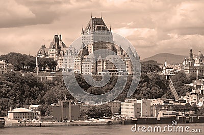 Chateau Frontenac Editorial Stock Photo