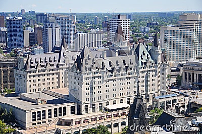 Chateau Laurier in Ottawa, Canada Stock Photo