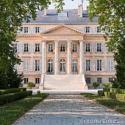 Chateau Margaux Stock Photo