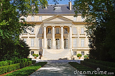 Chateau Margaux, medoc, bordeaux, france Stock Photo