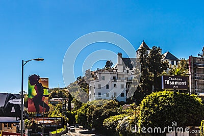 Chateau Marmont Hotel Editorial Stock Photo
