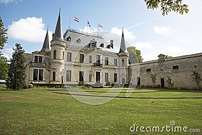 Chateau Palmer Margaux France Editorial Stock Photo