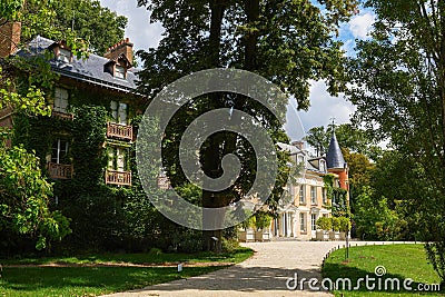 Chateaubriand House - Chatenay-Malabry, France Stock Photo