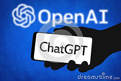 ChatGPT chatbot by OpenAI - artificial intelligence Editorial Stock Photo