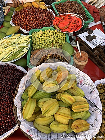 Chatpata food - Street Vendor, India Editorial Stock Photo