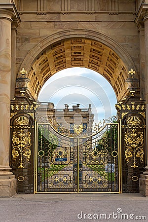 Chatsworth House Editorial Stock Photo