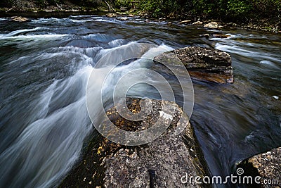 Chattooga River Flow Stock Photo