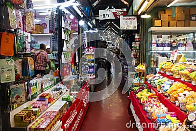 Chatuchak Weekend Market or Jatujak local walking street bazaar for thai people and foreign travelers travel visit and shopping Editorial Stock Photo
