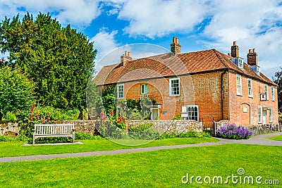 Jane Austen memorial house in Chawton Editorial Stock Photo