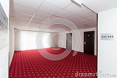 Cheap apartments in a hotel Editorial Stock Photo