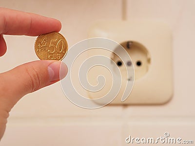 Cheap energy Stock Photo