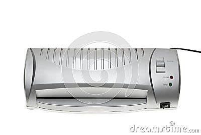 Cheap silver laminator Stock Photo