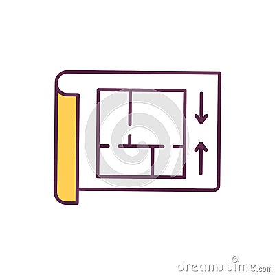 Cheaper matherials concept RGB color icon Vector Illustration