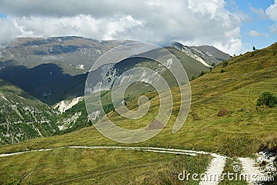 Chechen scenery. Chechnya, Russia Stock Photo