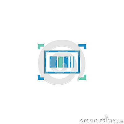 Check code vector icon design template Vector Illustration