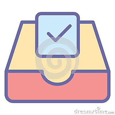 Check, email Isolated Vector icon which can easily modify or edit Vector Illustration