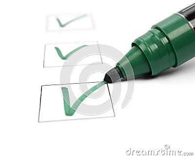 Check list Stock Photo