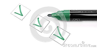 Check list Stock Photo