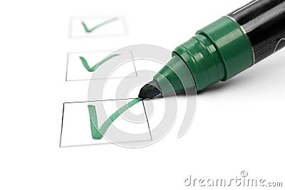 Check list Stock Photo