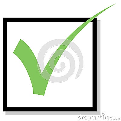 Check mark Stock Photo