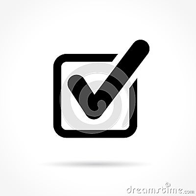 Check mark icon Vector Illustration