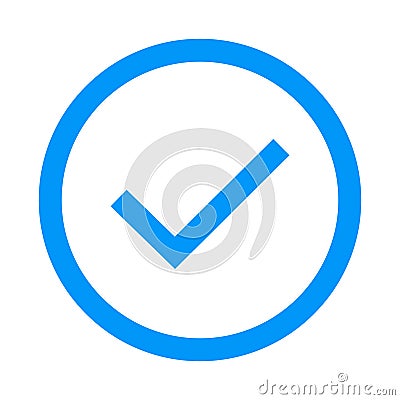 Check Mark Icon Vector, Checkmark Icon, Approved Symbol, Confirmation Sign, Design Elements, Checklist, Positive Thinking Sign, Vector Illustration