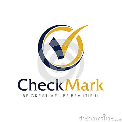 Check mark logo vector. Check mark icon vector Vector Illustration