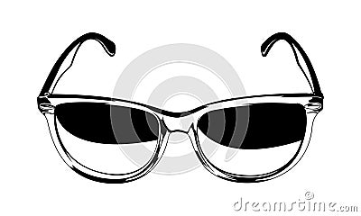 Plastic Sunglasses Vector Graphic Illustrations 2 Vector Illustration